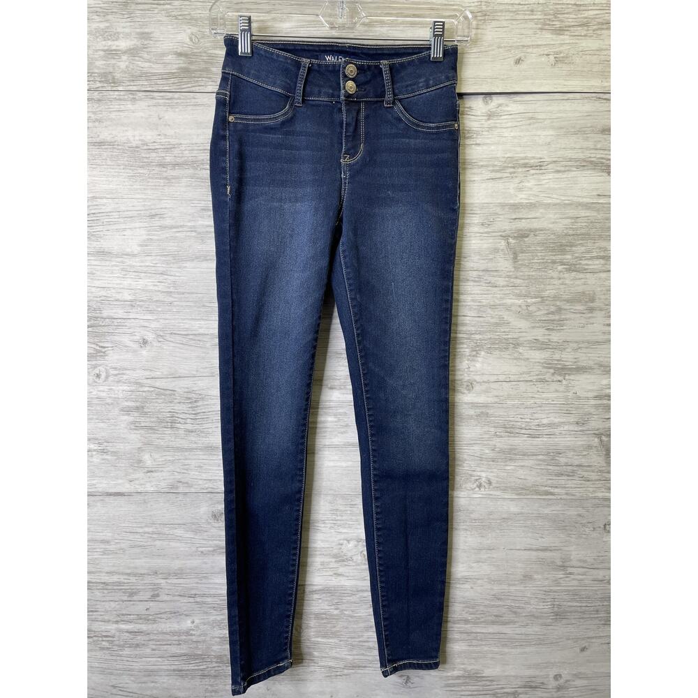 Wallflower Jeans Womens 1 Skinny Stretch High Rise Double Button‎ Denim Pants